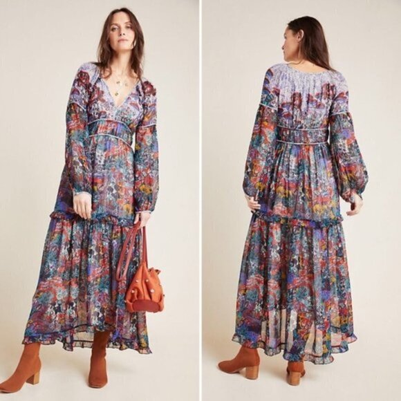 Anthropologie Dresses & Skirts - NWT Anthro Maeve Annabella Maxi Dress Size 2